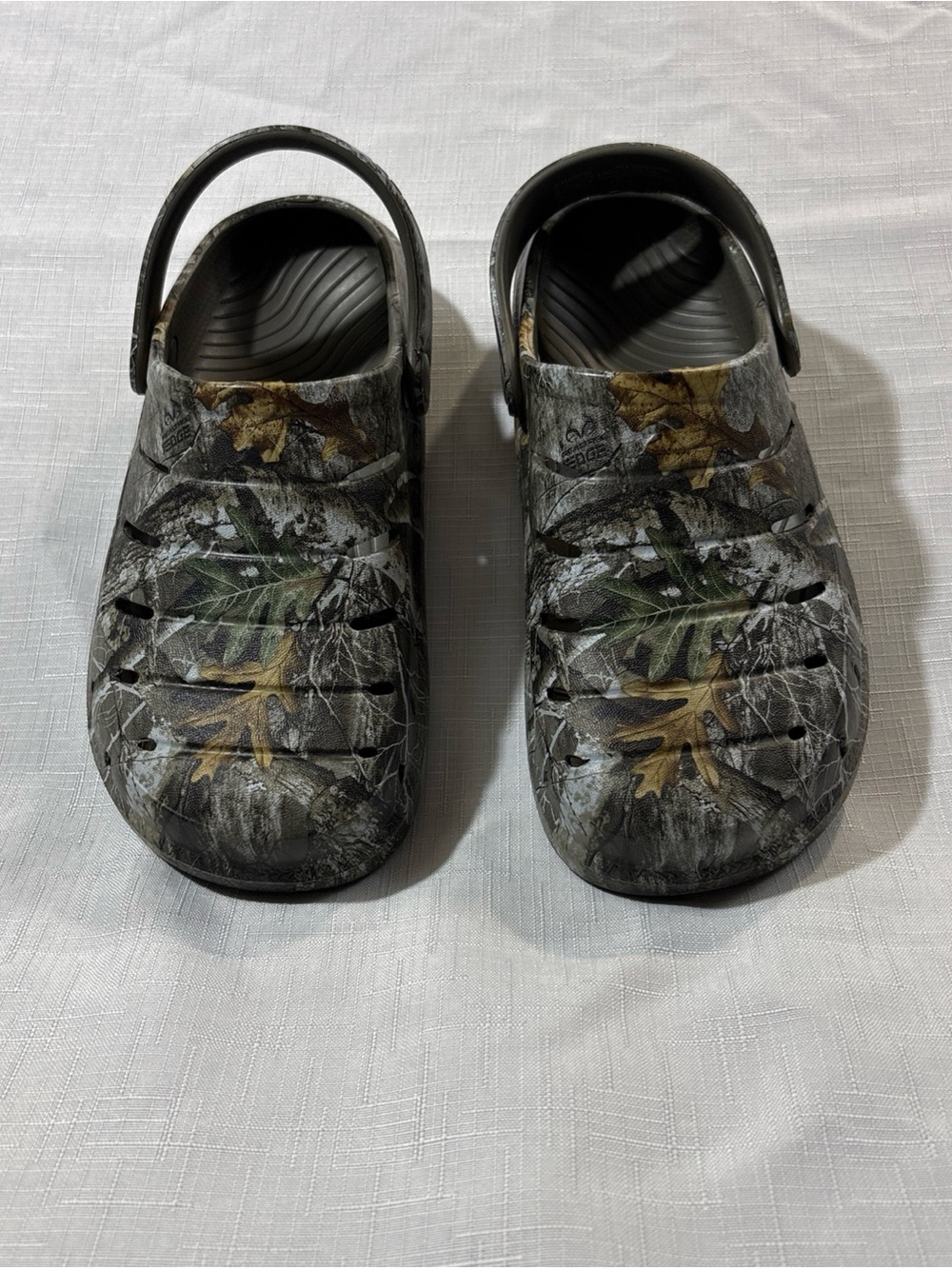 Kids Camo Water Clog - Gray/Green/Brown